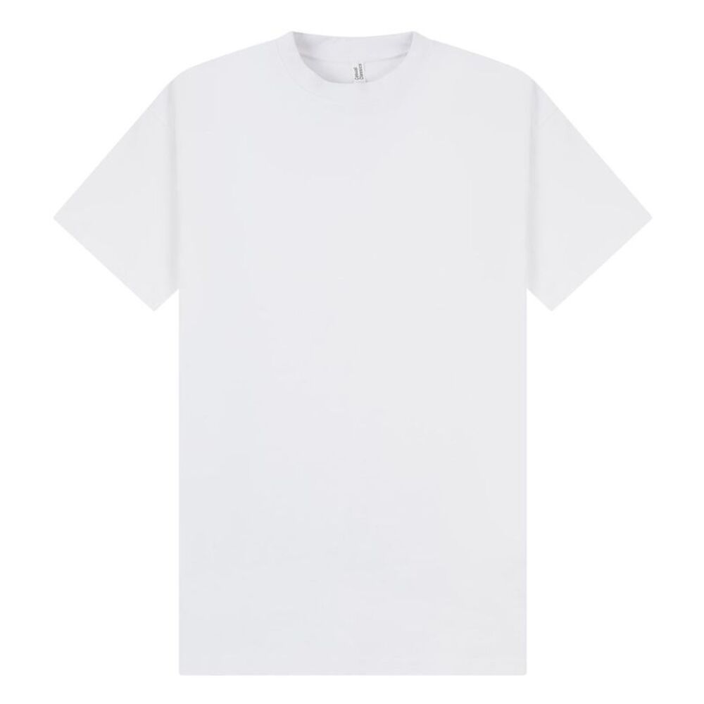 Casual Classics Unisex Adult Supreme Combed Extended Neckline Oversized T-Shirt